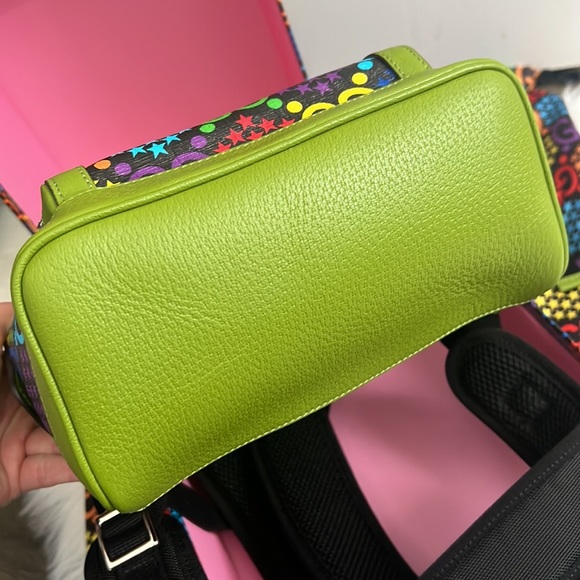 🆕💯% Auth GUCCI Psychedelic GG Supreme Monogram Canvas Backpack Bag Multicolor - Picture 7 of 11